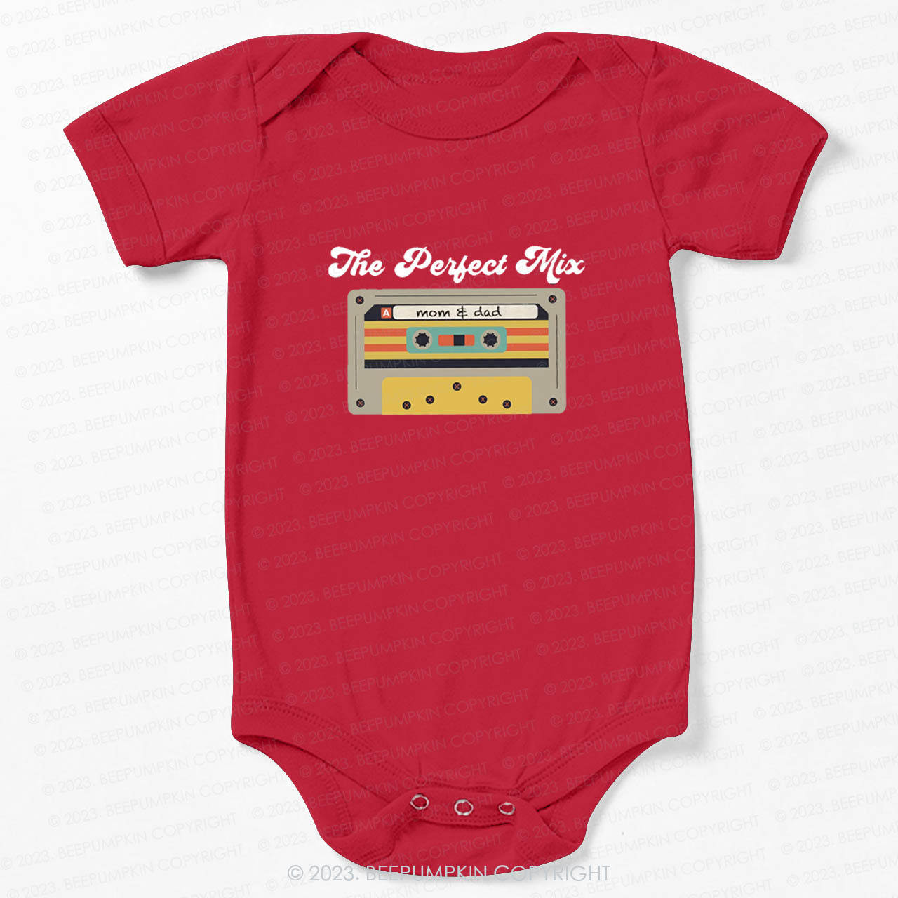 The Perfect Mix Love My Mom & Dad Bodysuit For Baby