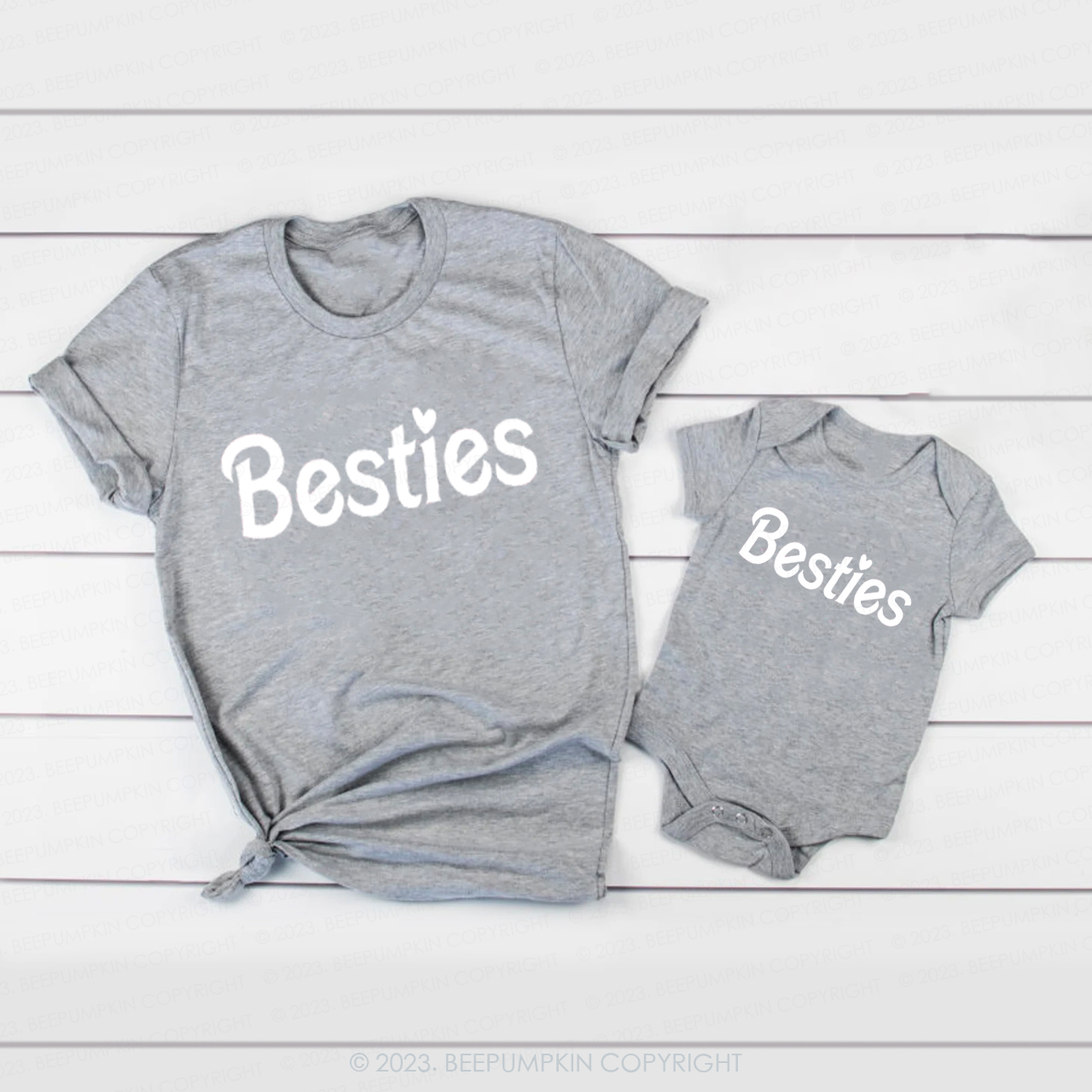 Besties Valentines Day Best Gift Family Matching Shirts