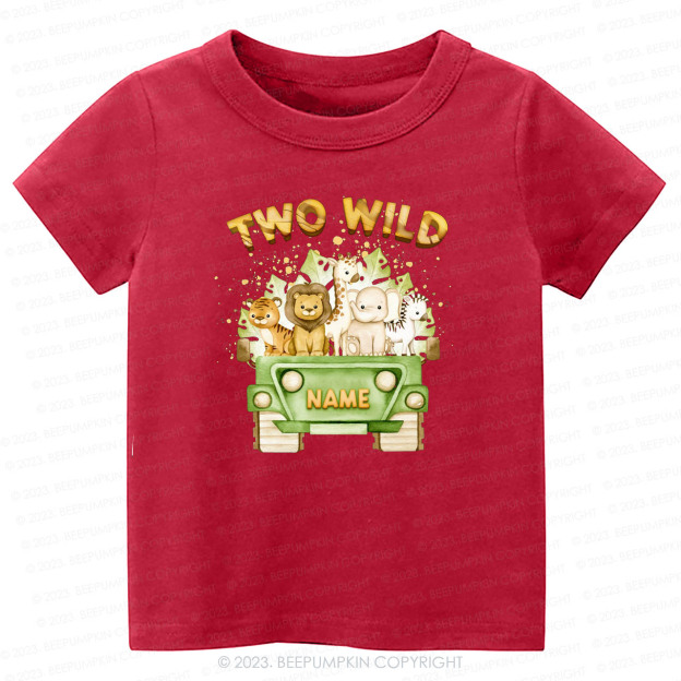 Two Wild Named Safari  -Toddler Tees