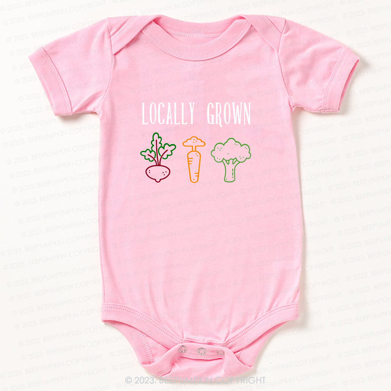Locally Grown Vegetable Bodysuit For Baby