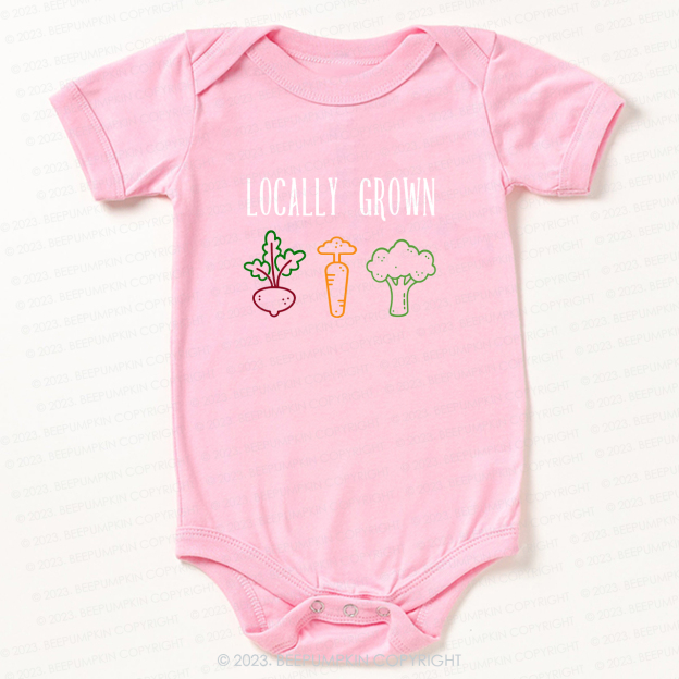 Locally Grown Vegetable Bodysuit For Baby