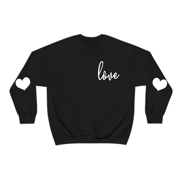 Valentine's Gift - Cute Love Heart Matching Sweatshirts
