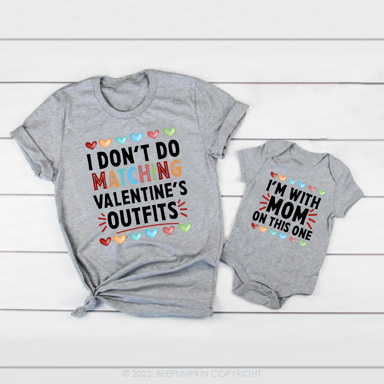 I Don't Do Matching Funny Group Valentines Day Matching Shirts