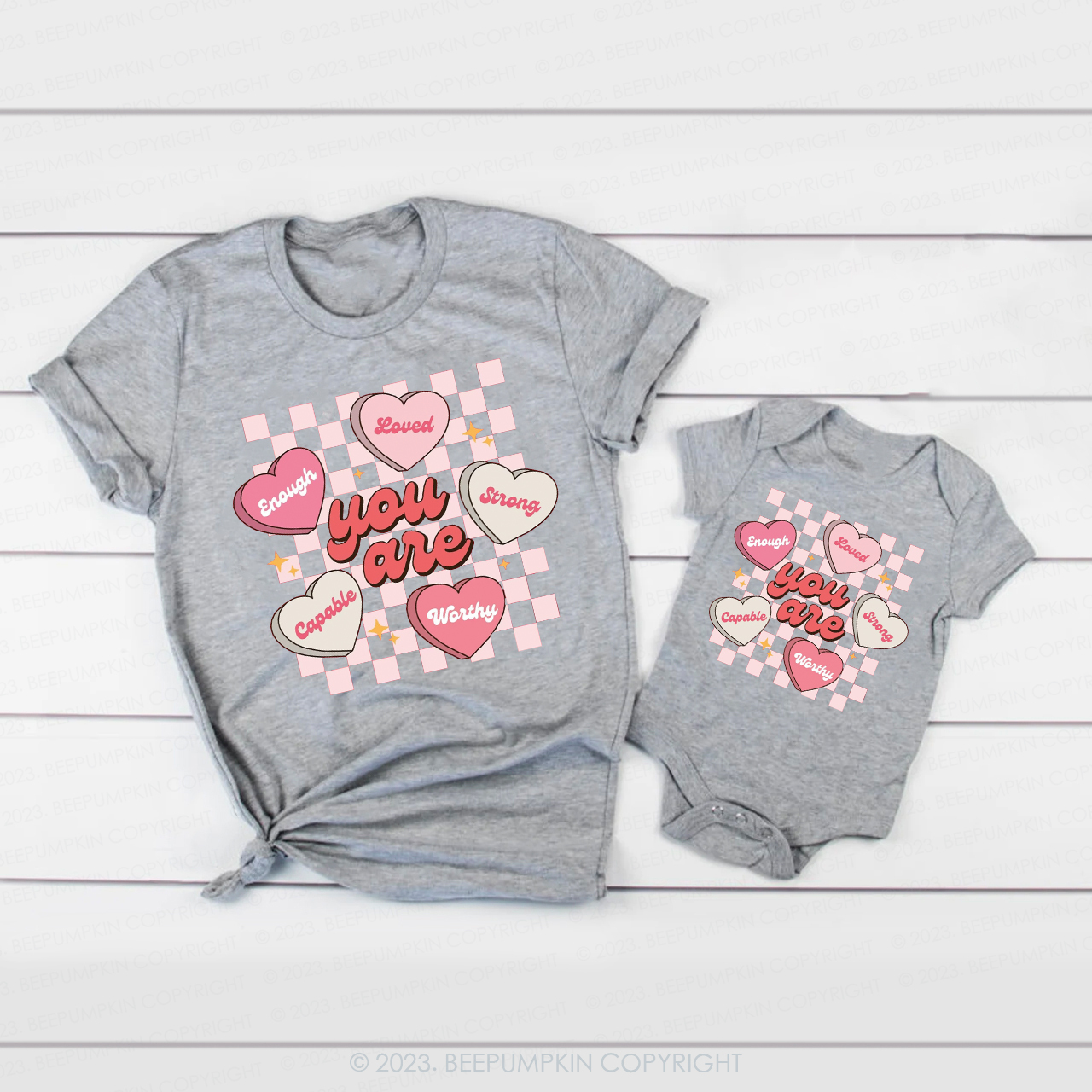 Be Mine You Are Worthy Valentines Day Shirts For Family