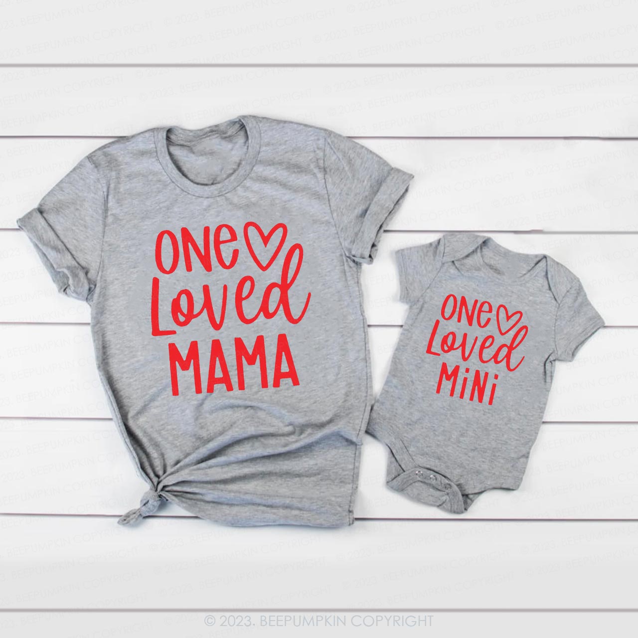 One Loved Hearts Valentines Day Shirts For Family