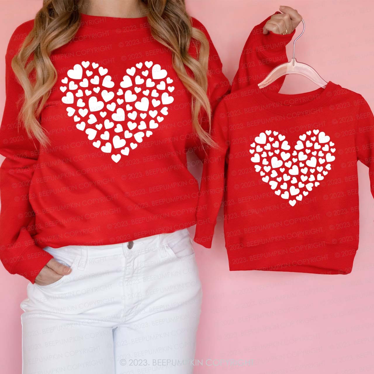 Sweetheart Valentine's Day Family Matching Sweatshirts