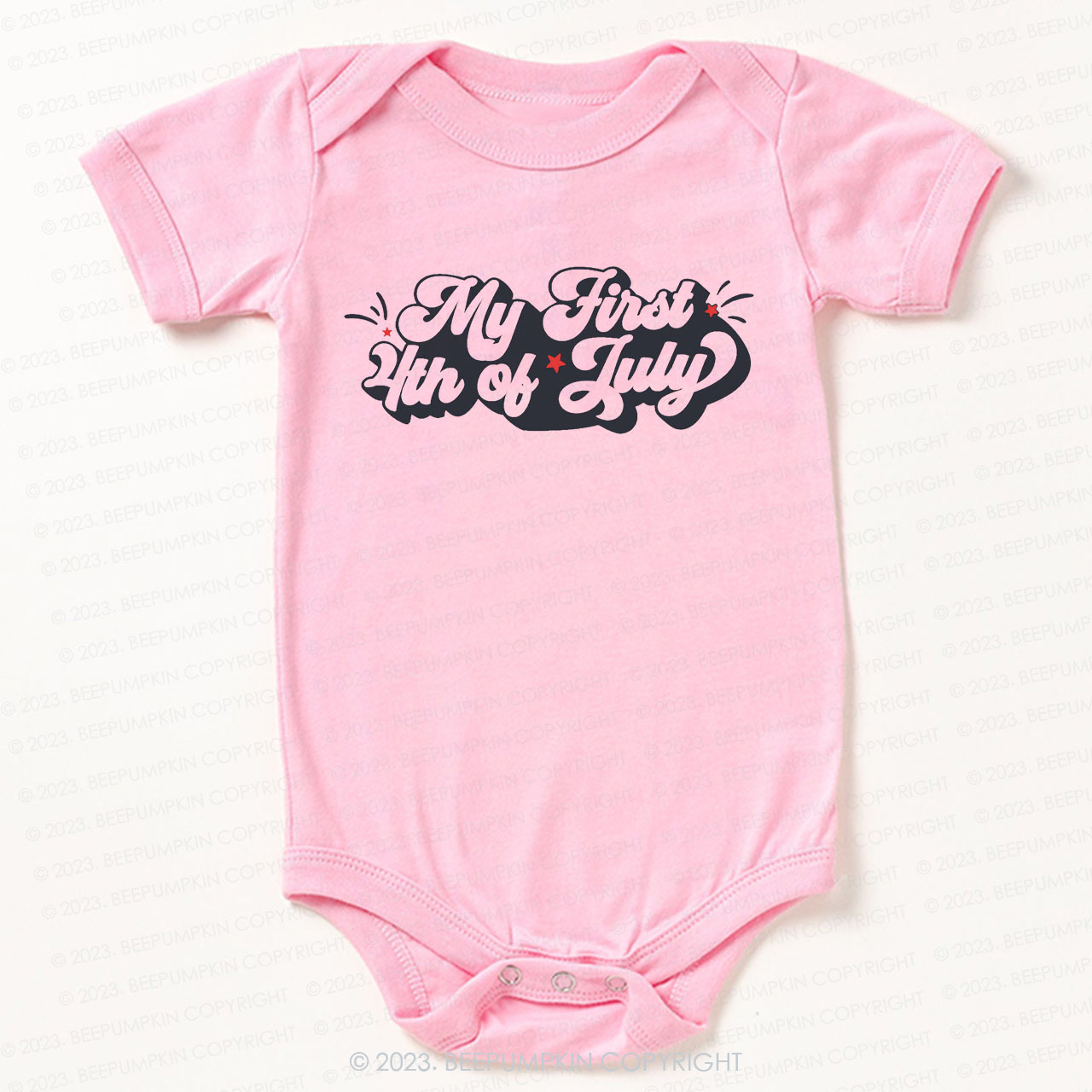 My First 4th Of July Bodysuit For Baby