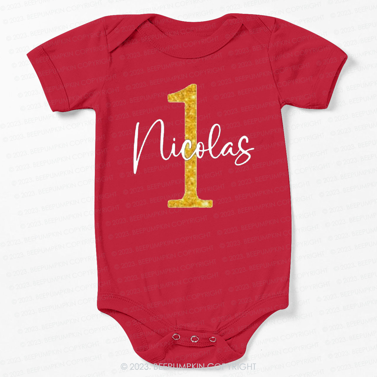 Cute 1St Birthday Bodysuit For Baby