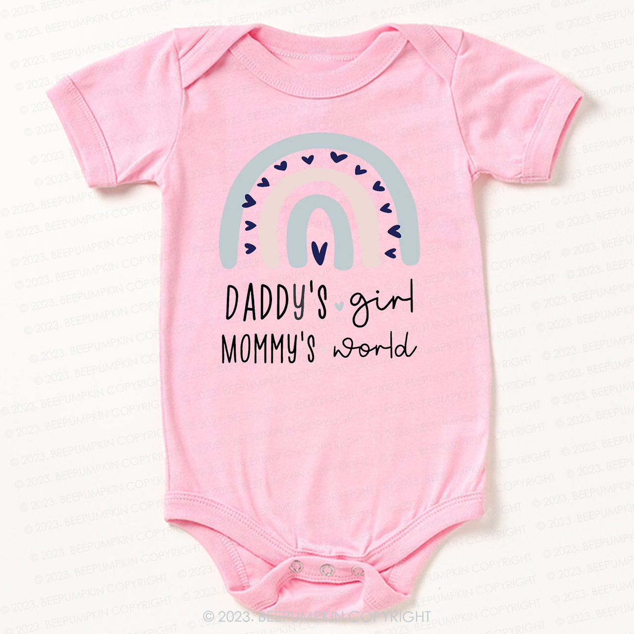 Daddys Girl And Boy Mommys World Bodysuit For Baby