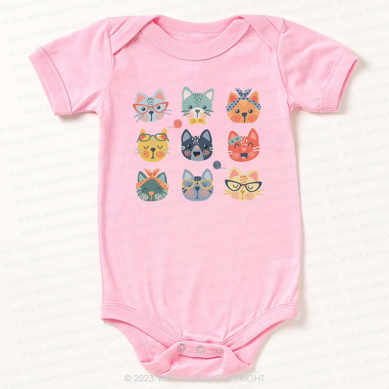 Cute Cat Lover Bodysuit For Baby