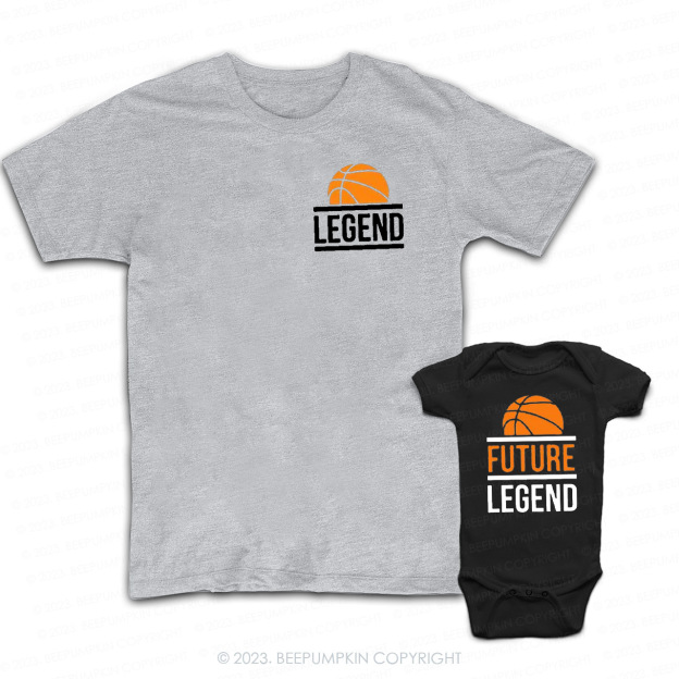 Legend & Future Legend Matching T-Shirts For Dad&Me