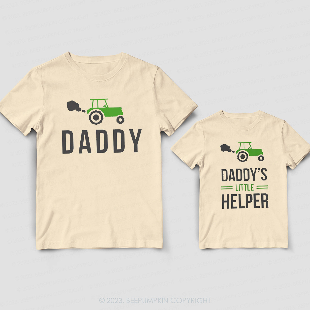 Daddy And Daddy's Little Helper Matching T-Shirts For Dad&Me
