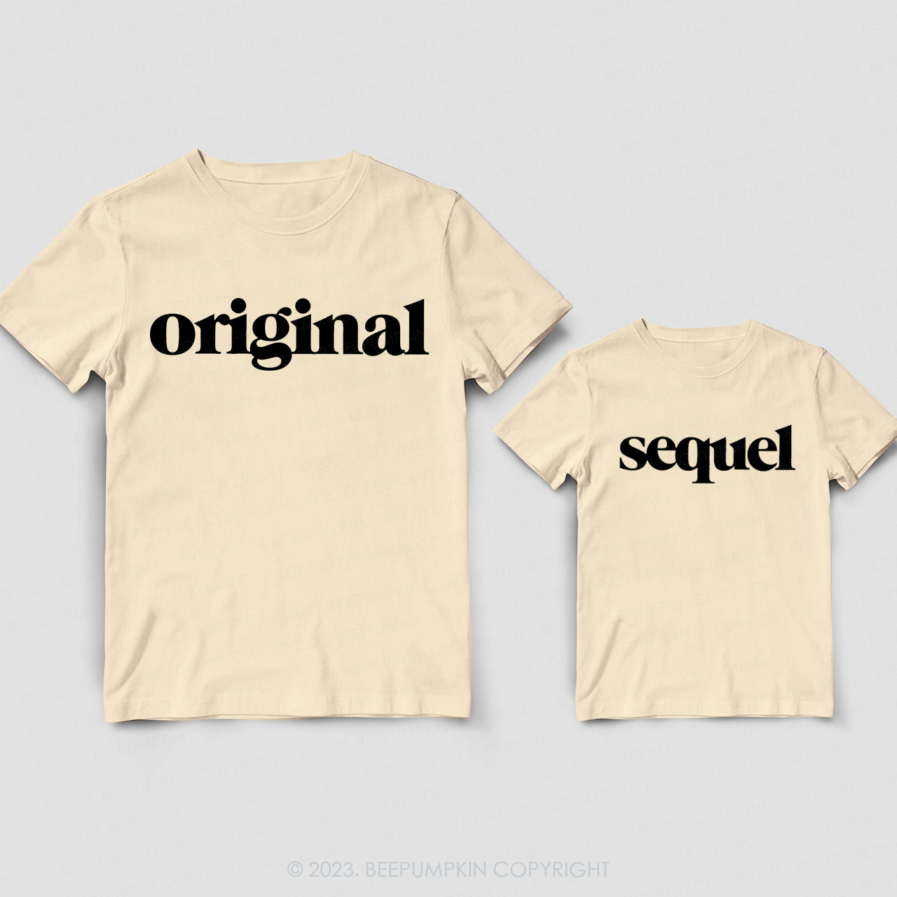 Original Sequel Matching T-Shirts For Dad&Me
