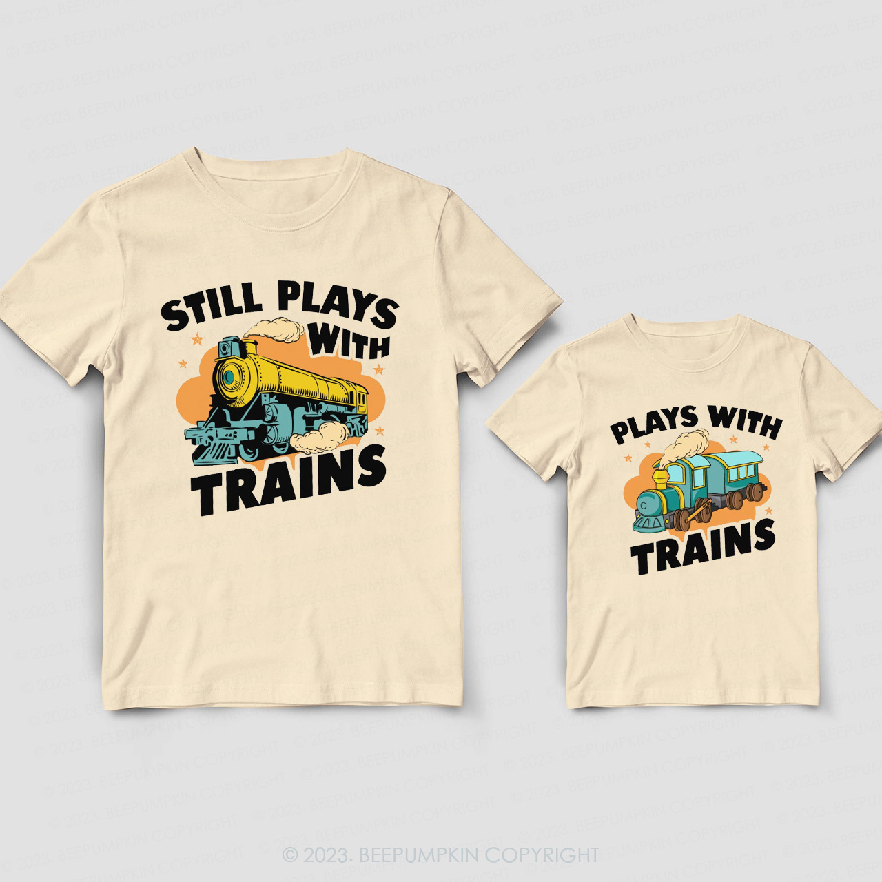 Daddy & Me Matching T-Shirts – Plays With Trains