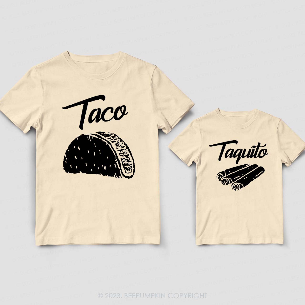 Dad & Me Matching T-Shirts �CTaco & Taquito