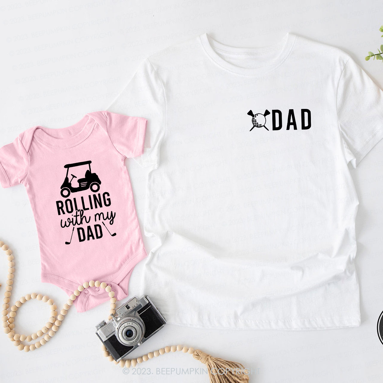 Dad & Me Matching T-Shirts �CDad & Rolling With My Dad