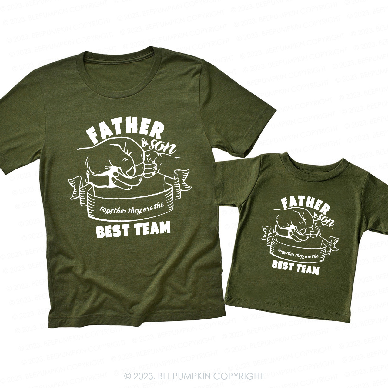 Dad & Me Matching T-Shirts �CThey Are The Best Team