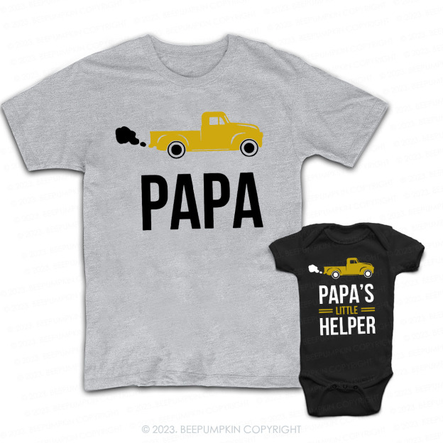  Little Helper Dad & Me Matching T-Shirts 