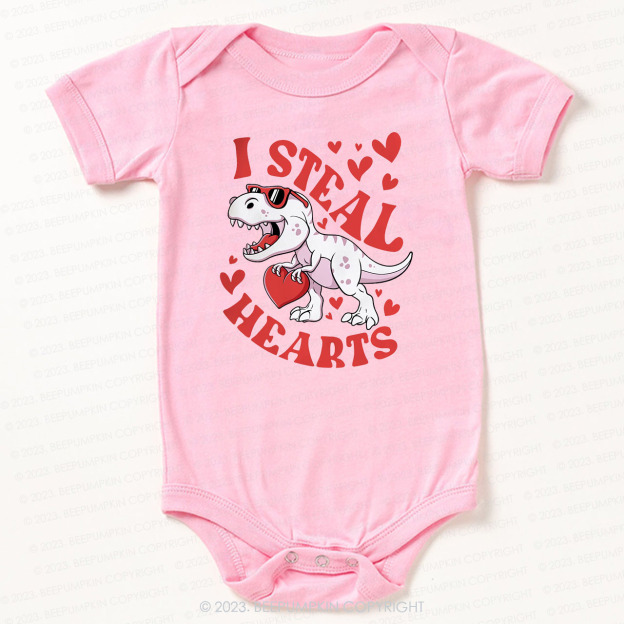I Steal Hearts Valentine's Day Bodysuit For Baby