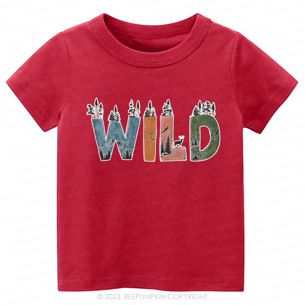 Wild Hiking Outdoors Adventure -Toddler Tees