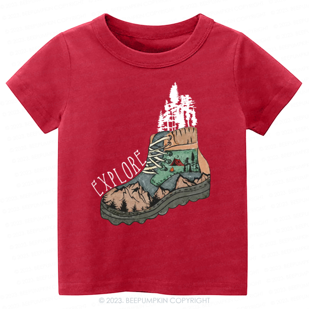  Adventure Explore Hiking Outdoors -Toddler Tees
