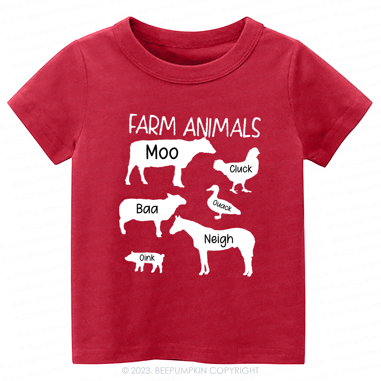Funny Farm Animal Sounds -Toddler Tees