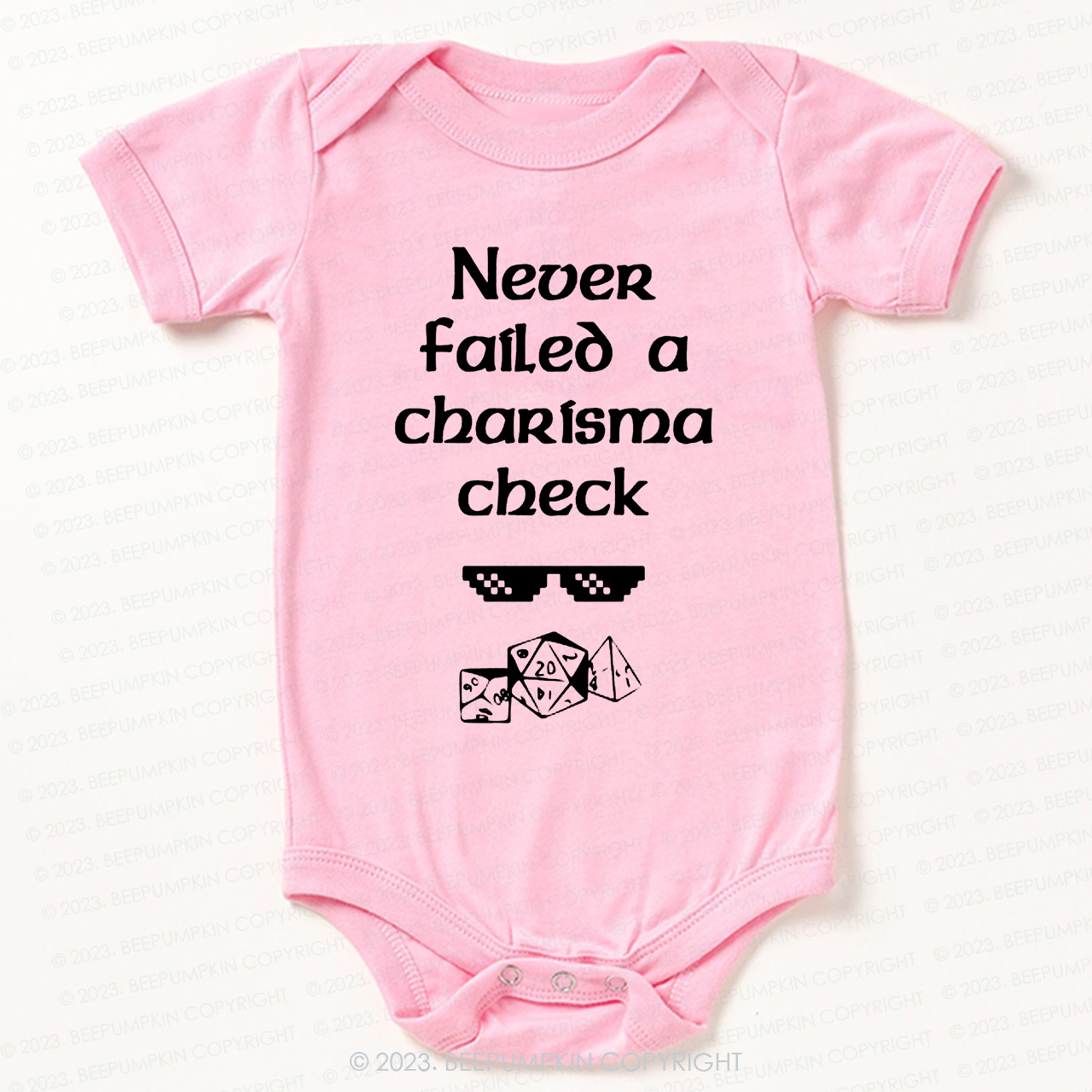 A Charisma check Bodysuit For Baby