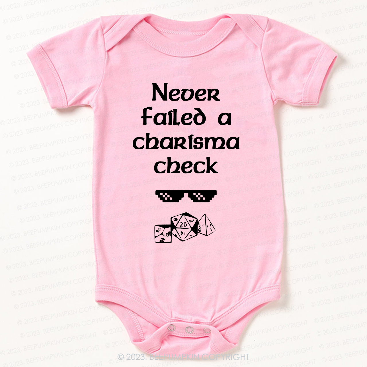A Charisma check Bodysuit For Baby