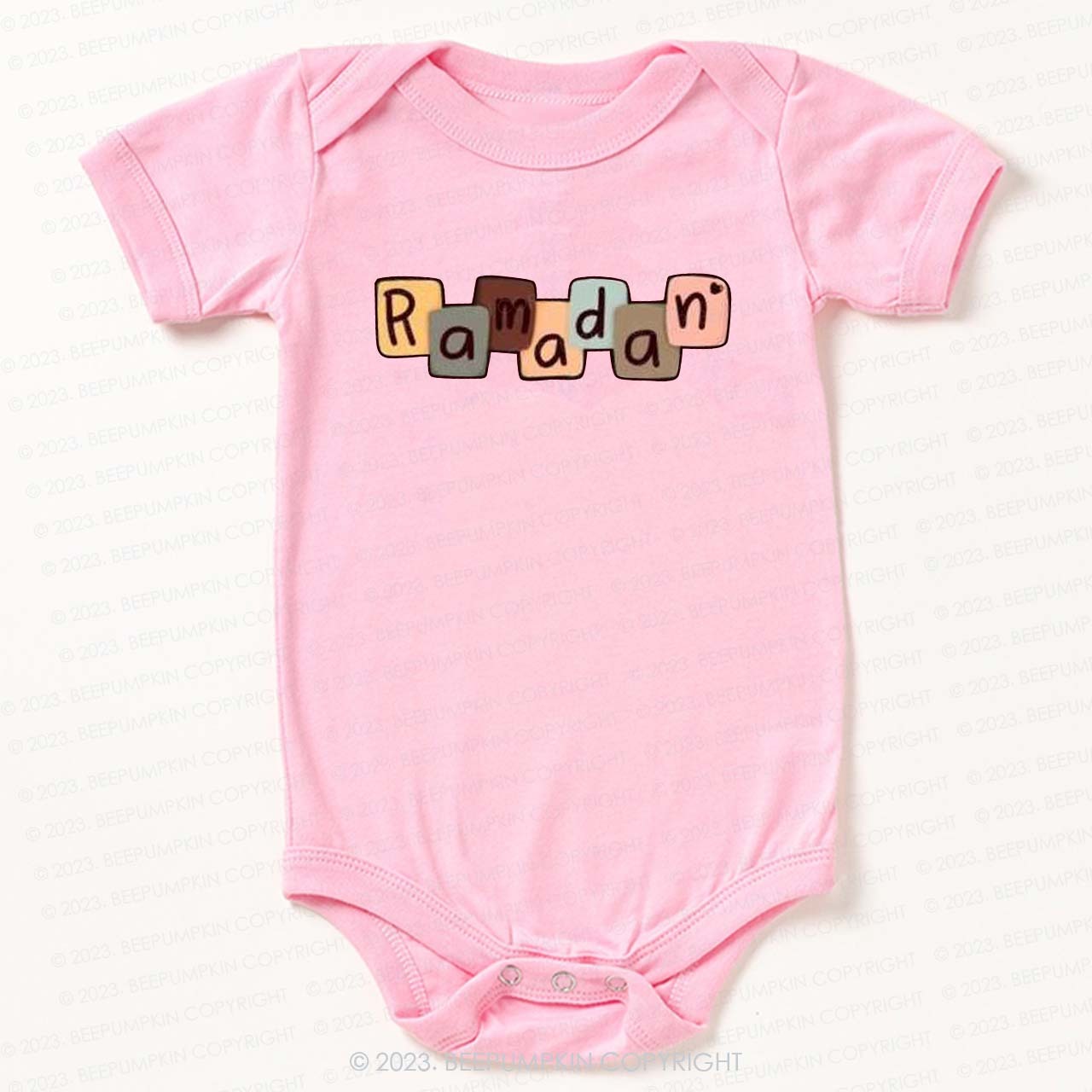 Personalized Name Colorful Letters Bodysuit For Baby