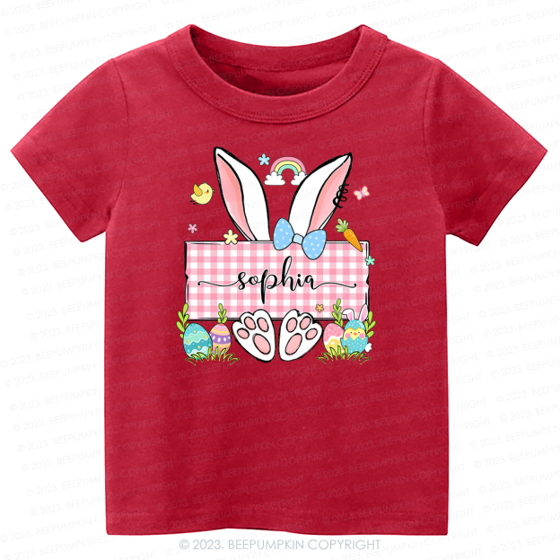 Personalized Name Easter Bunny -Toddler Tees