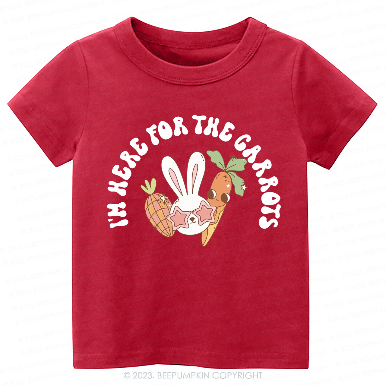 I'm Here For The Carrots Easter Bunny -Toddler Tees