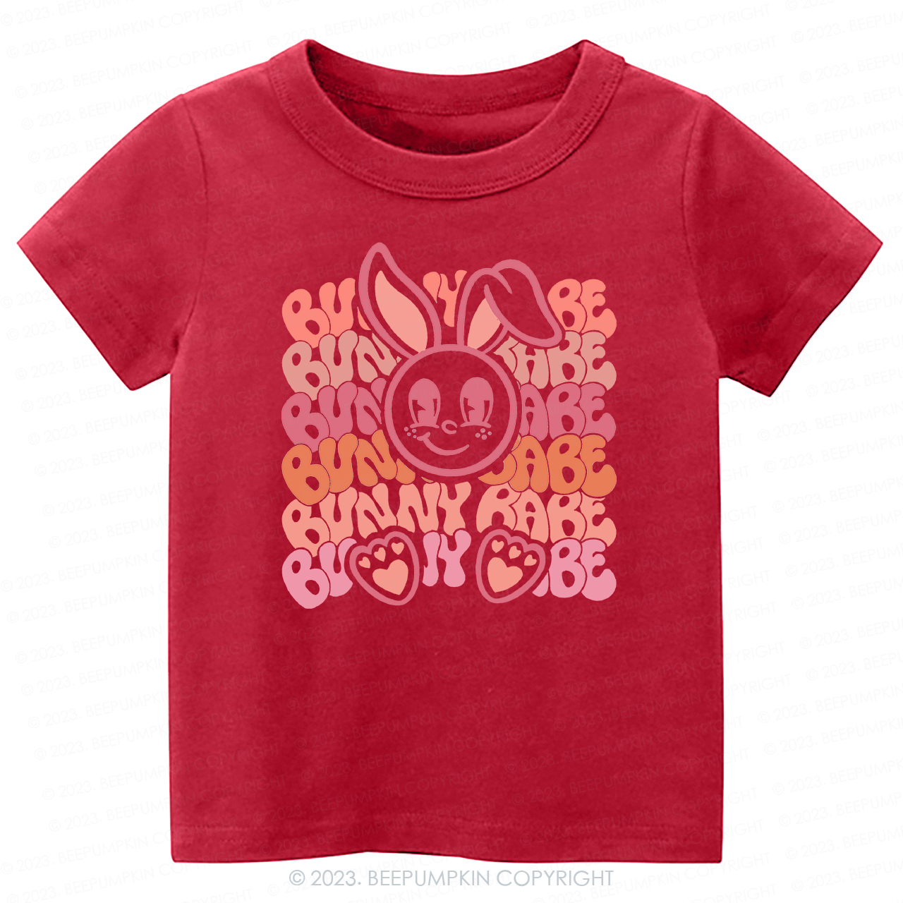 Big Eyes Bunny Babe Easter -Toddler Tees