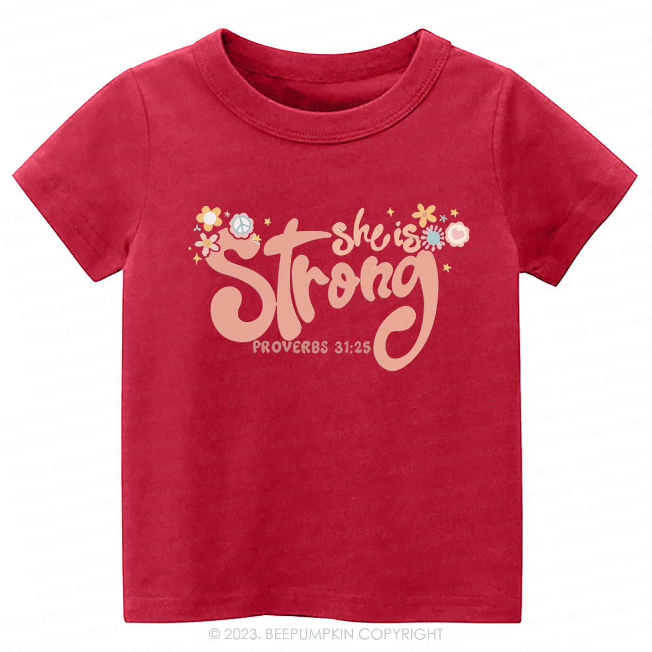 She is Strong Proverbs 31:25-Toddler Tees