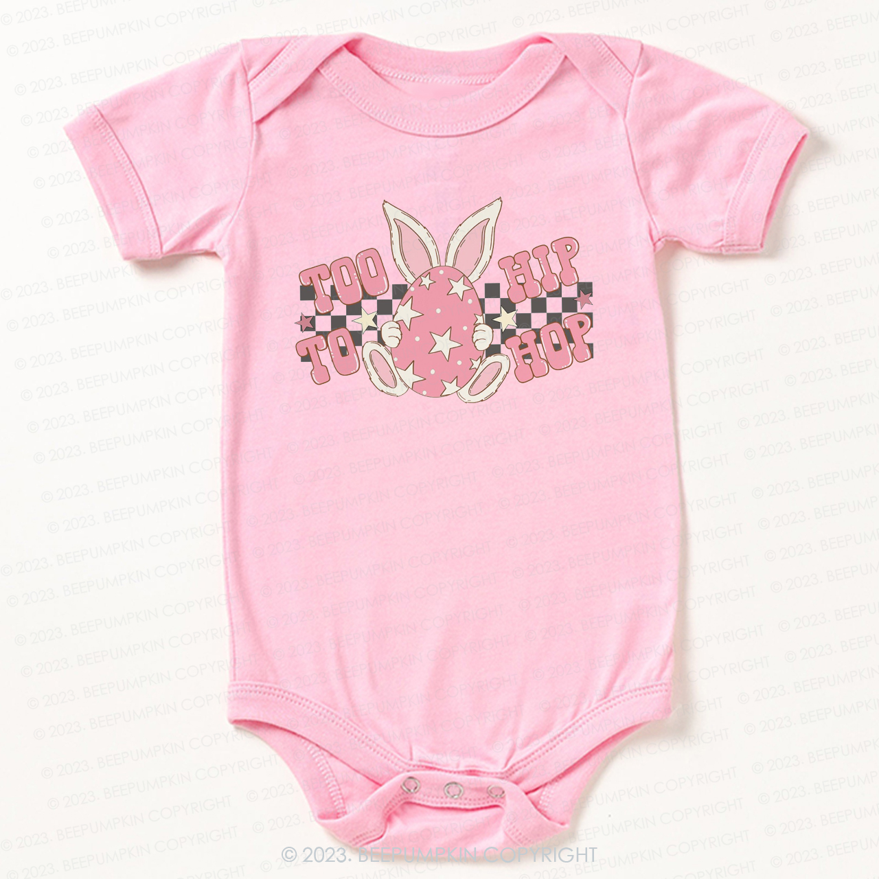 Too Hip To Hop Pink Bodysuit For Baby