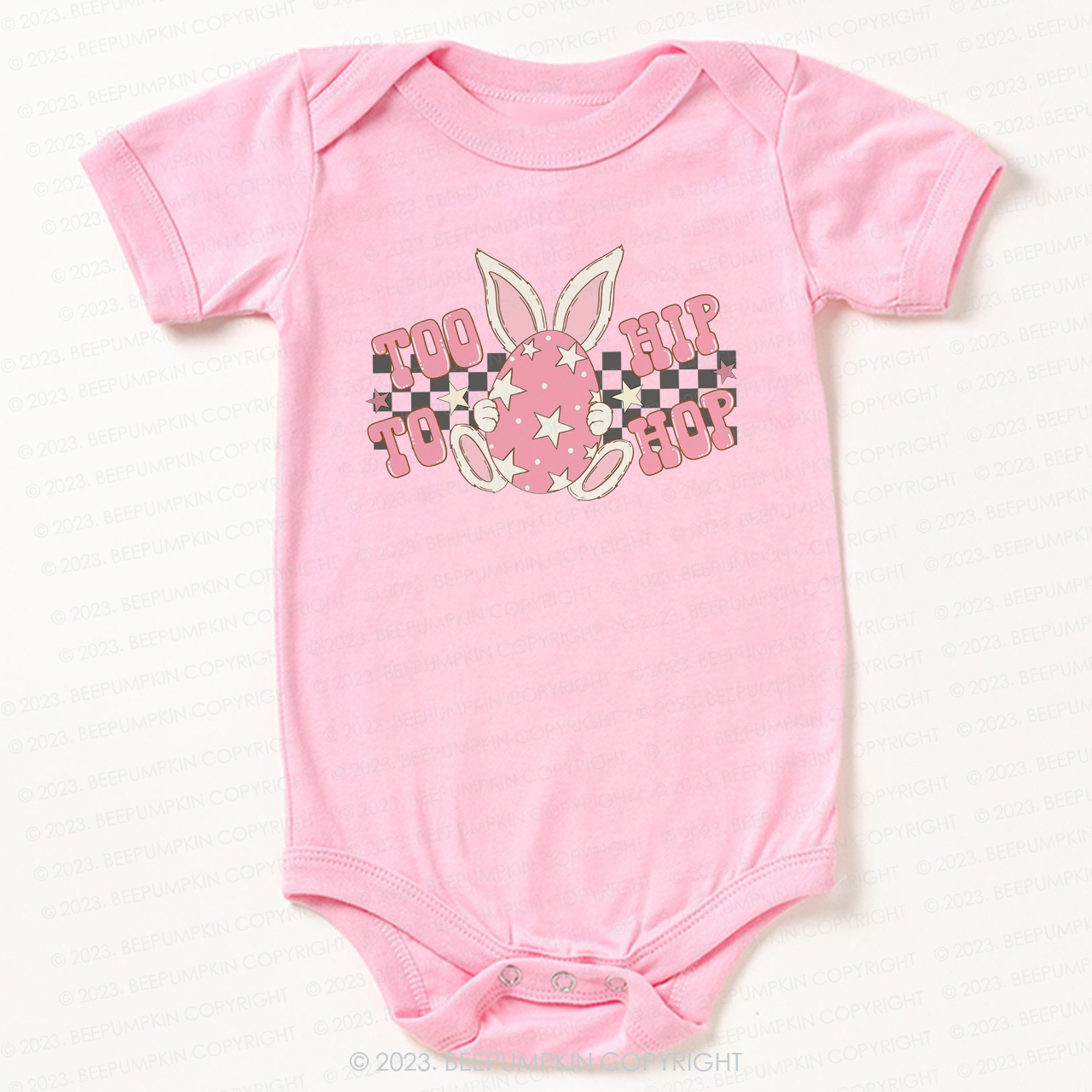 Too Hip To Hop Pink Bodysuit For Baby