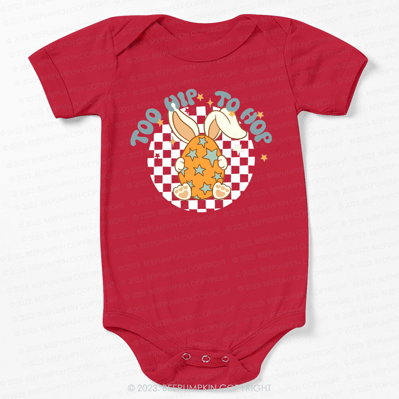 Hoppy Easter Too Hip To Hop Bodysuit For Baby