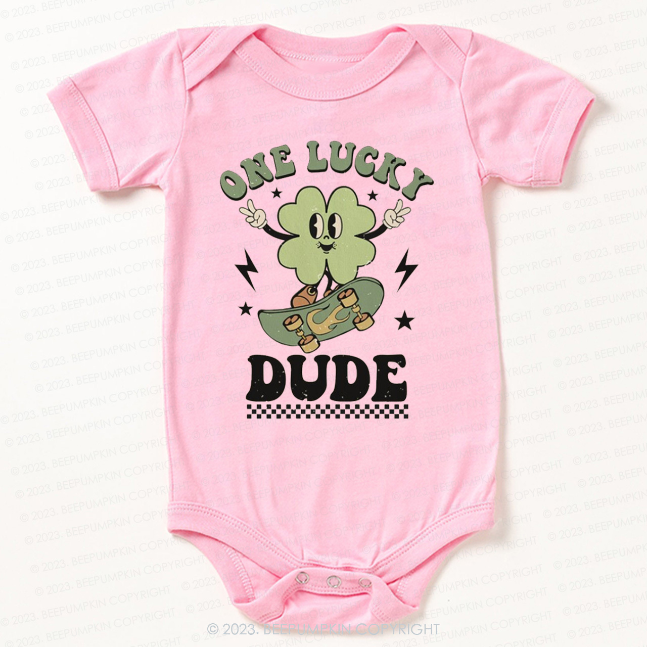 One Lucky Dude St.Patricks Day Bodysuit For Baby