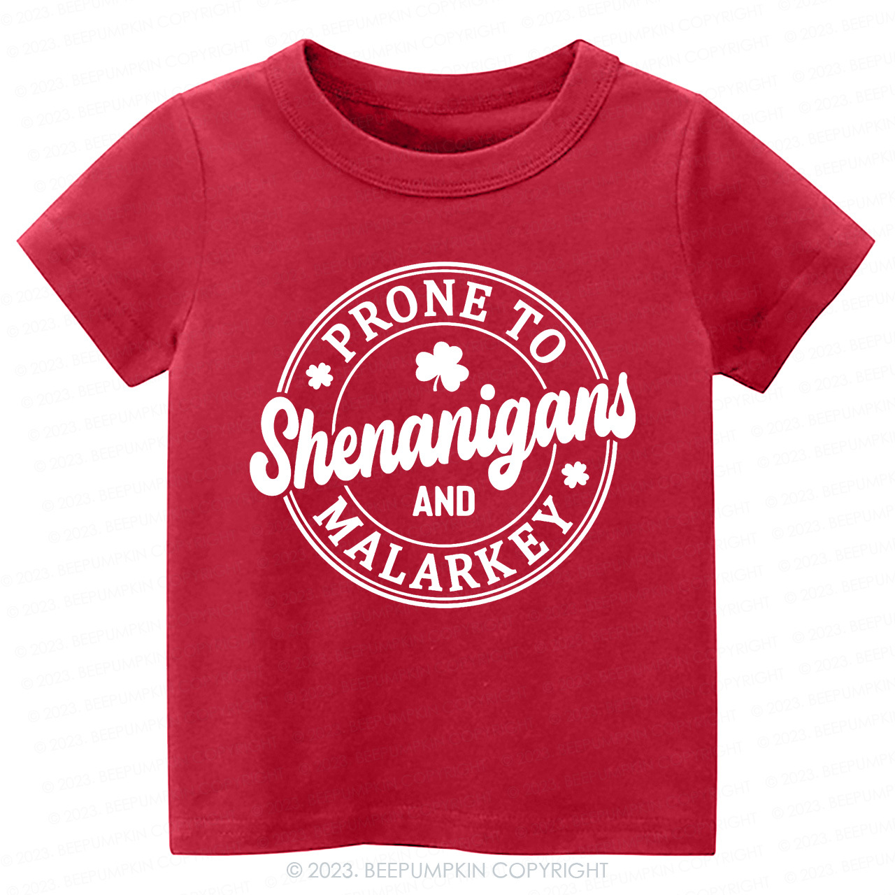 Prone To Shenanigans And Malarkey St.Patricks Day-Toddler&Kids Tees
