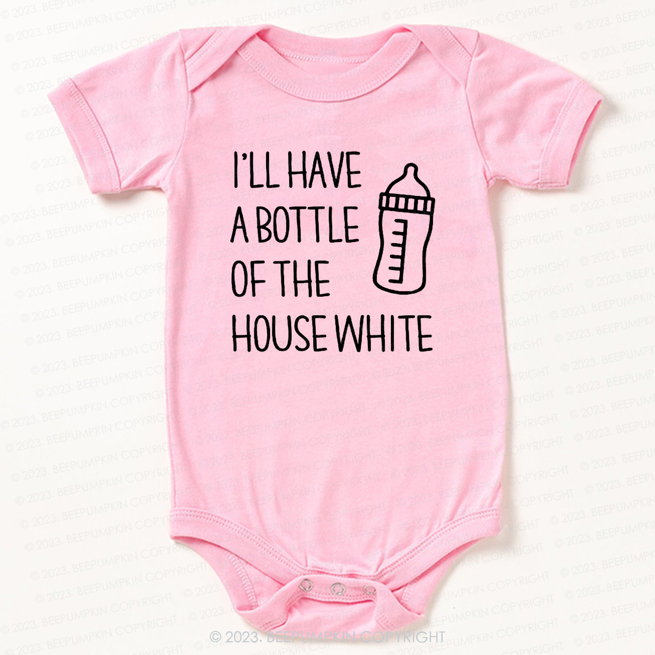 I'll Have A Bootle Of House White Bodysuit For Baby
