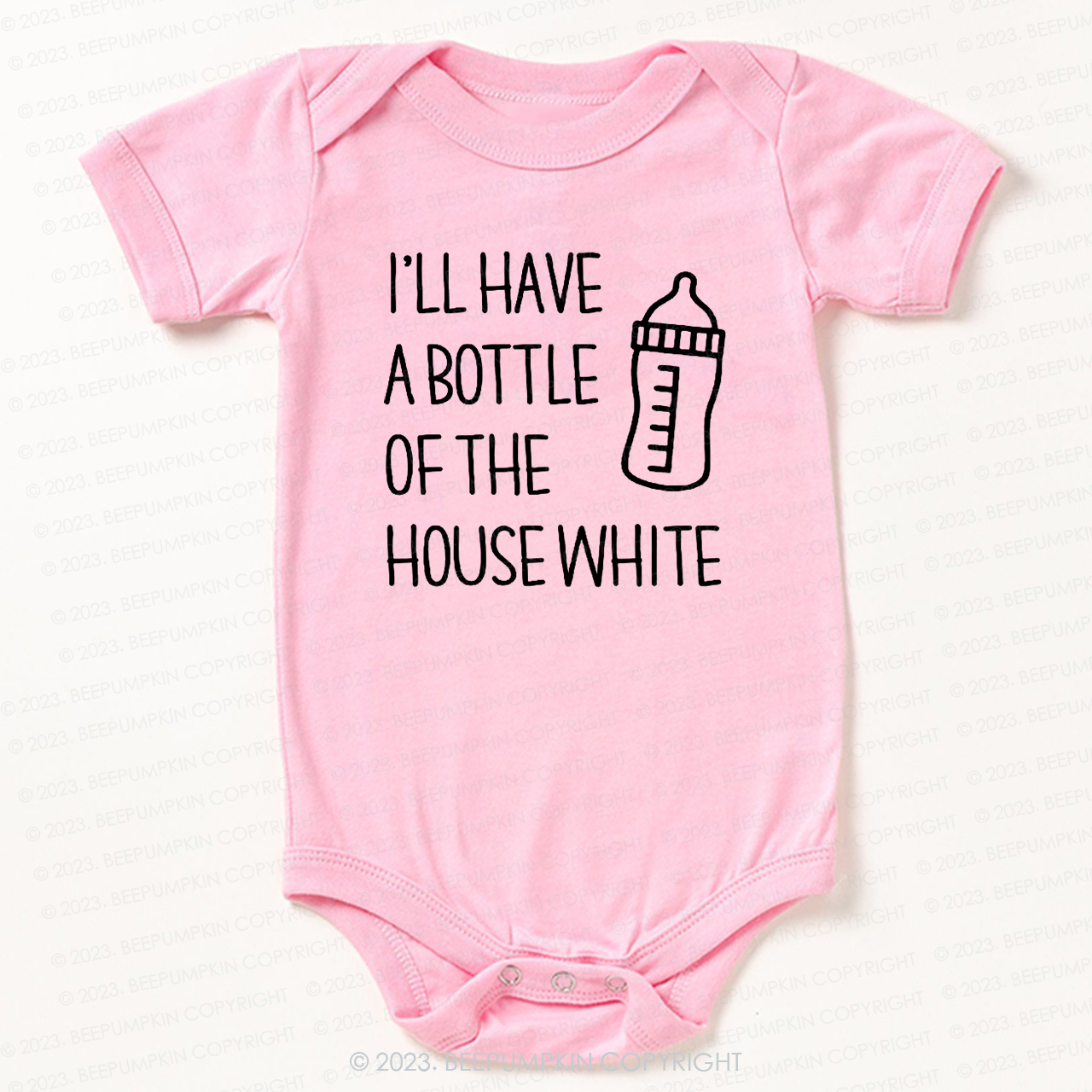 I'll Have A Bootle Of House White Bodysuit For Baby