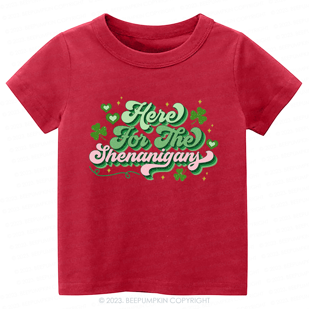 Here For The Shenanigans St.Patricks Day -Toddler Tees