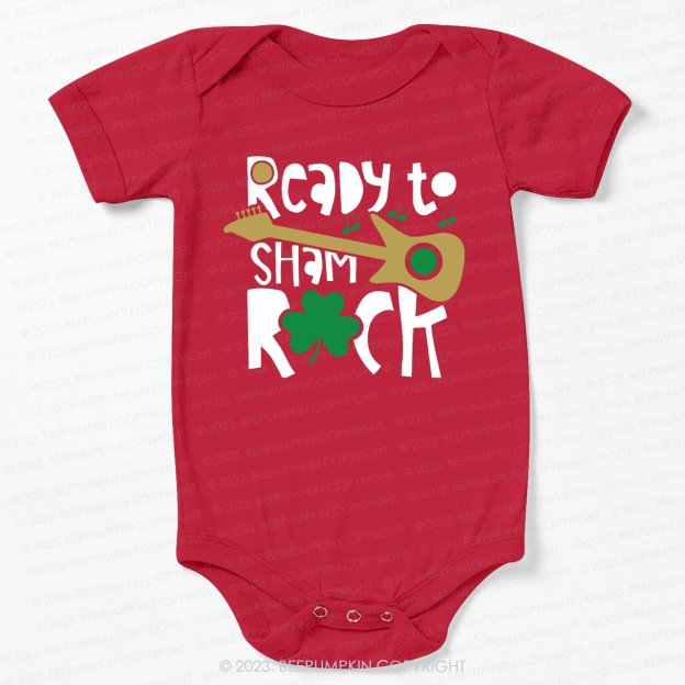 Ready to Shamrock St.Patricks Day Bodysuit For Baby