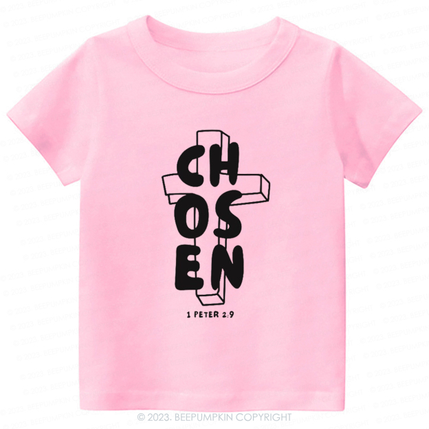Chosen 1 Peter 2:9 Christian Easter-Toddler Tees