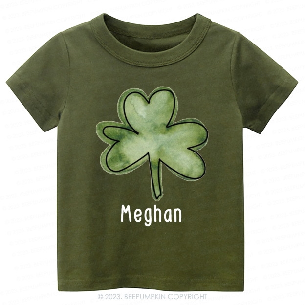 Personalized Shamrock St.Patricks Day -Toddler Tees