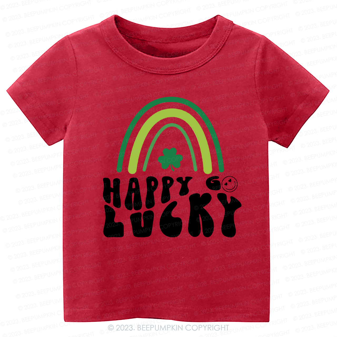 Happy Go lucky St.Patricks Day -Toddler Tees