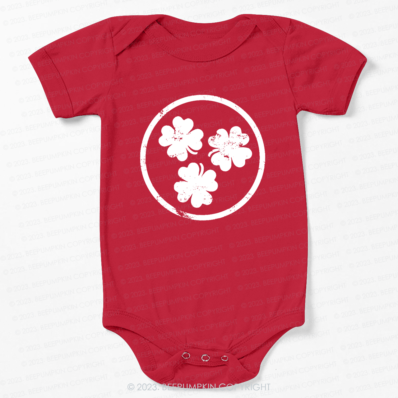 Ring Shamrock St.Patricks Day Bodysuit For Baby