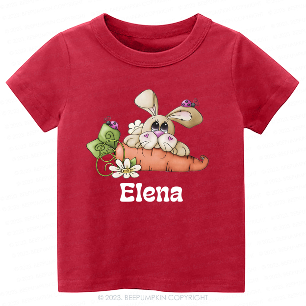 Bugs And Easter Cute Bunny -Toddler Tees