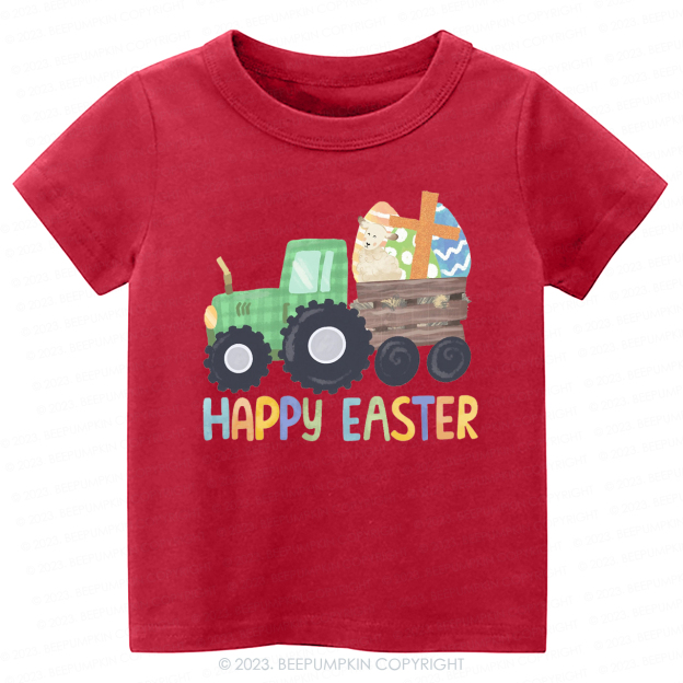 Tractor Easter Egg Hunt-Toddler Tees