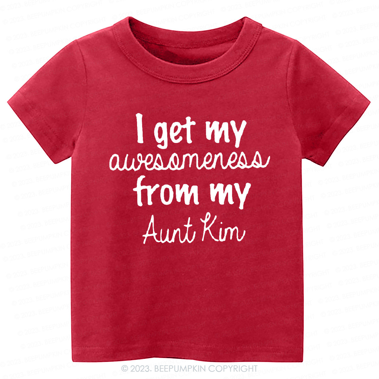 I Get My Awesomeness From My Aunt-Toddler Tees