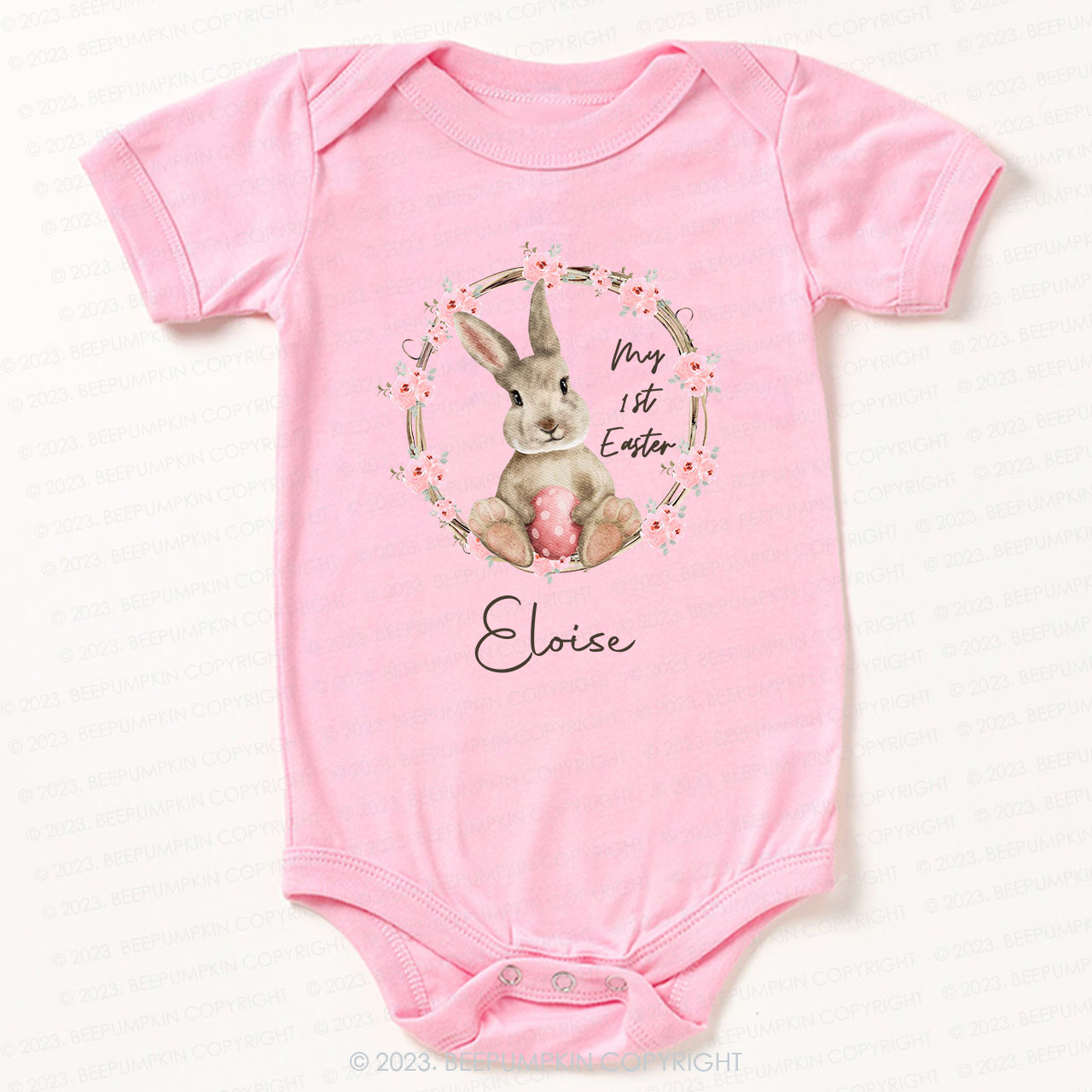 Personalized My First Easter Bunny Bodysuit For Baby